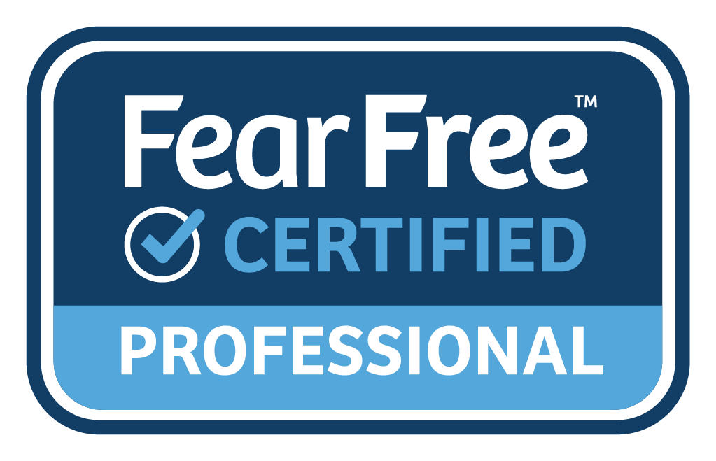 Cats With Jazz LLC holds the Fear Free Certified Professional designation.